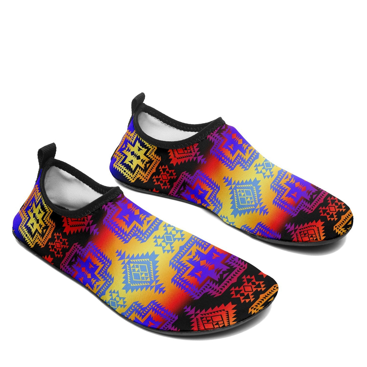 Kids Pretty Blanket Sunset Sockamoccs Slip On Shoes