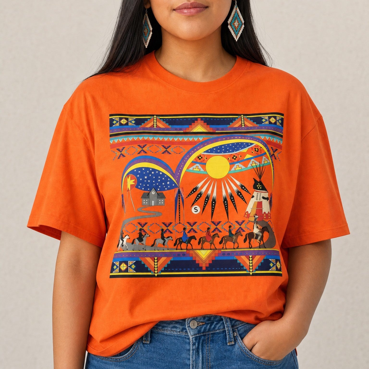 Seven Generations Medicine Orange T-Shirt