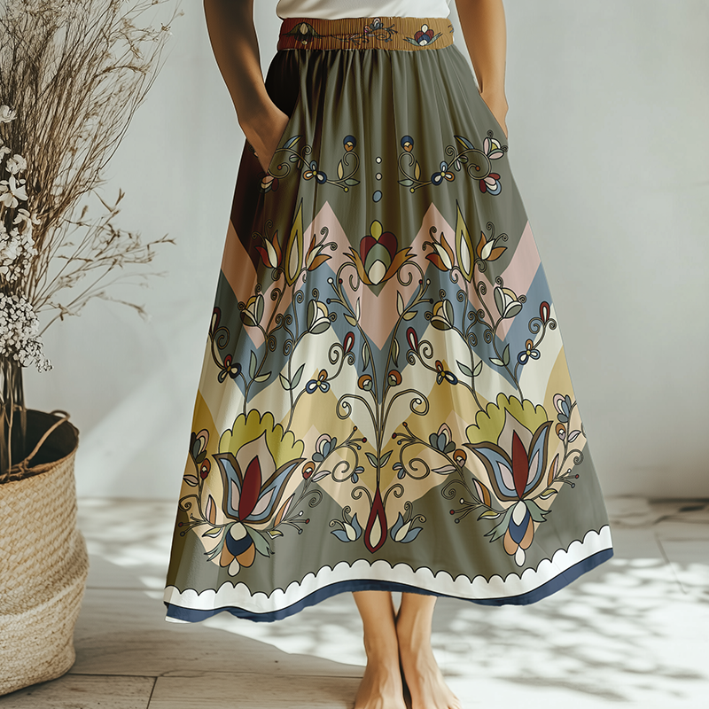 Thunder Mesa Petals Earthy Skirt