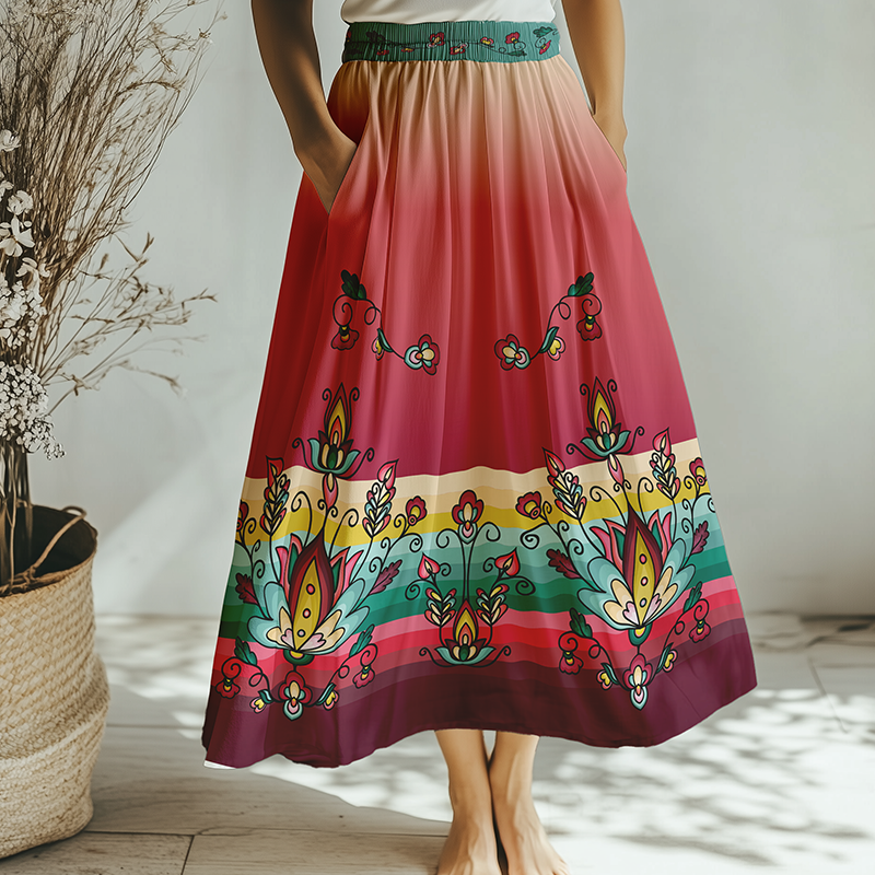 Golden Harvest Bloom Skirt