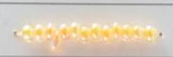 Inside Color Lustered Seed Beads Size 11/0 - Butter