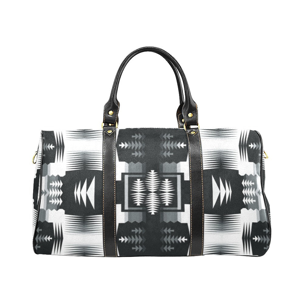 Black and White Sage 2 New Waterproof Travel Bag/Large (Model 1639)