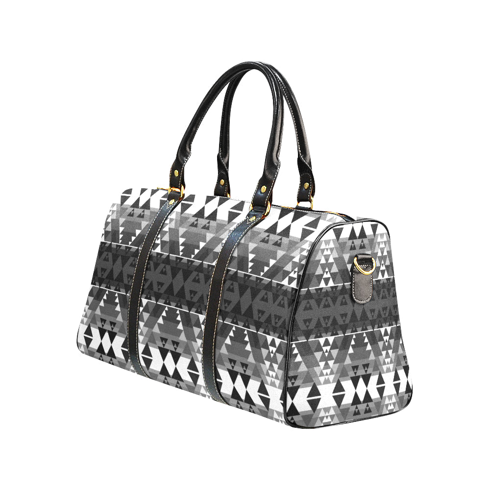 Writing on Stone Black and White New Waterproof Travel Bag/Large (Model 1639)