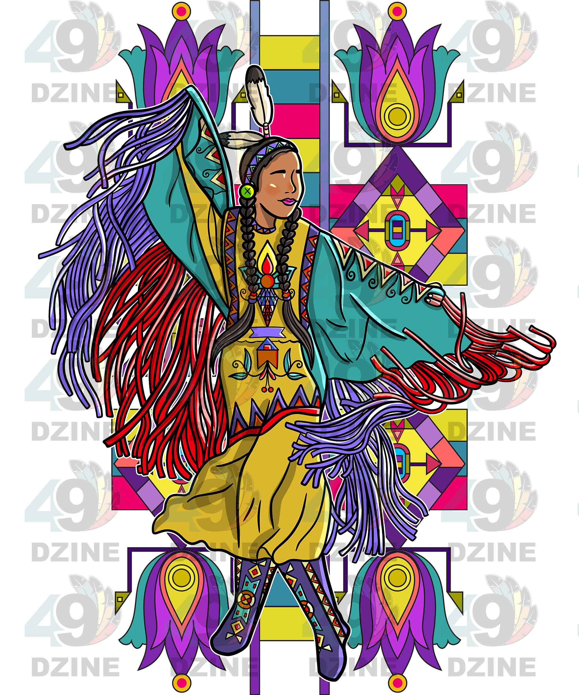 Women's Fancy Dancer Hoodies