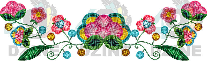 Skyberry Serenade Beadwork Transfer (Various Sizes)