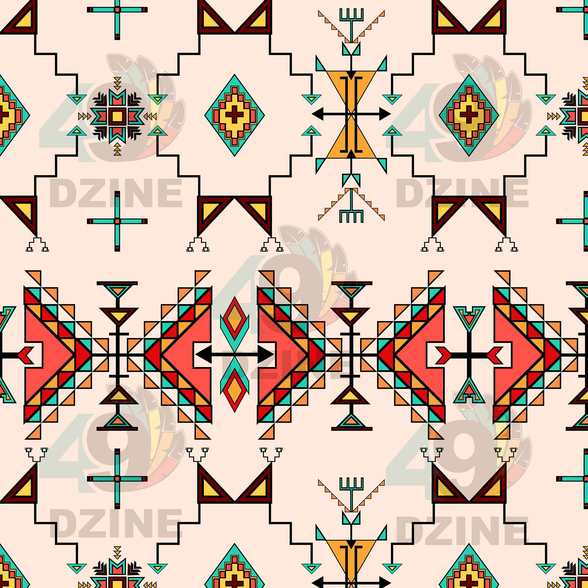 Thunder Flight Cream Cotton Poplin