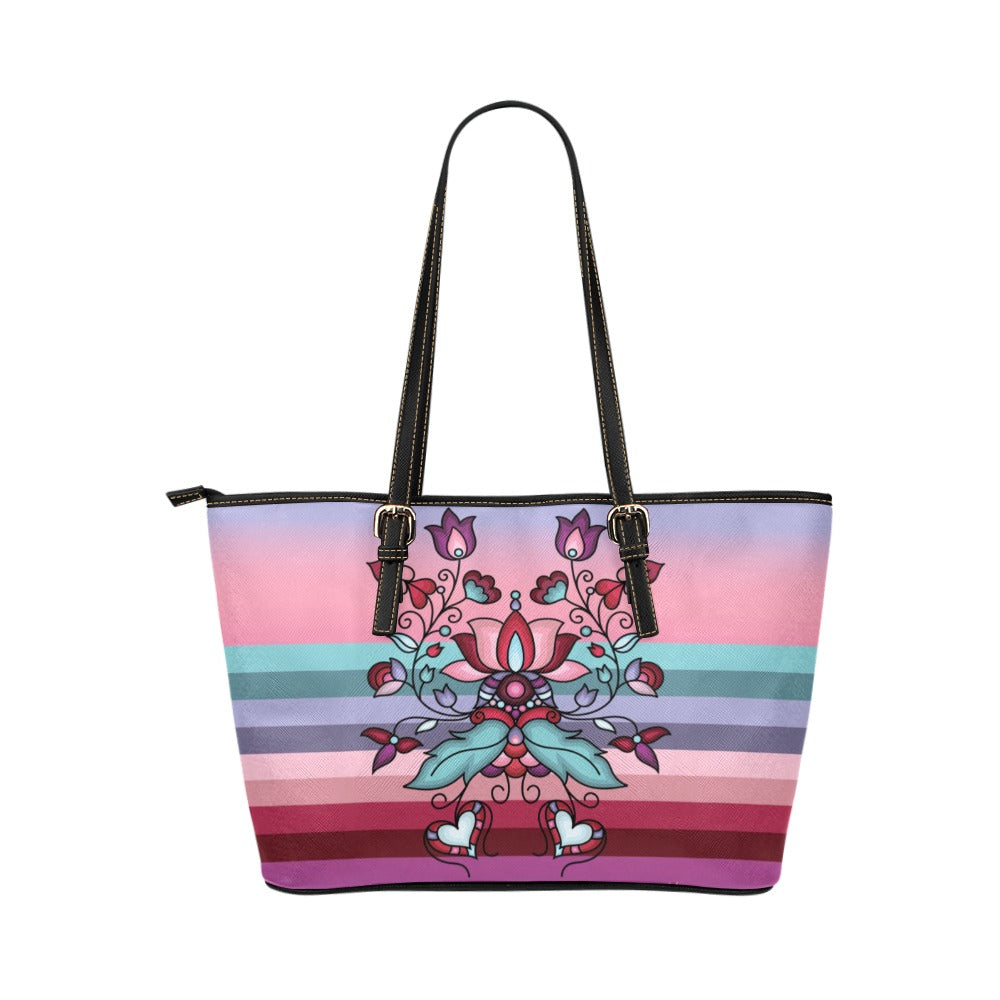 Snowlit Petal Dreams Tote Handbag