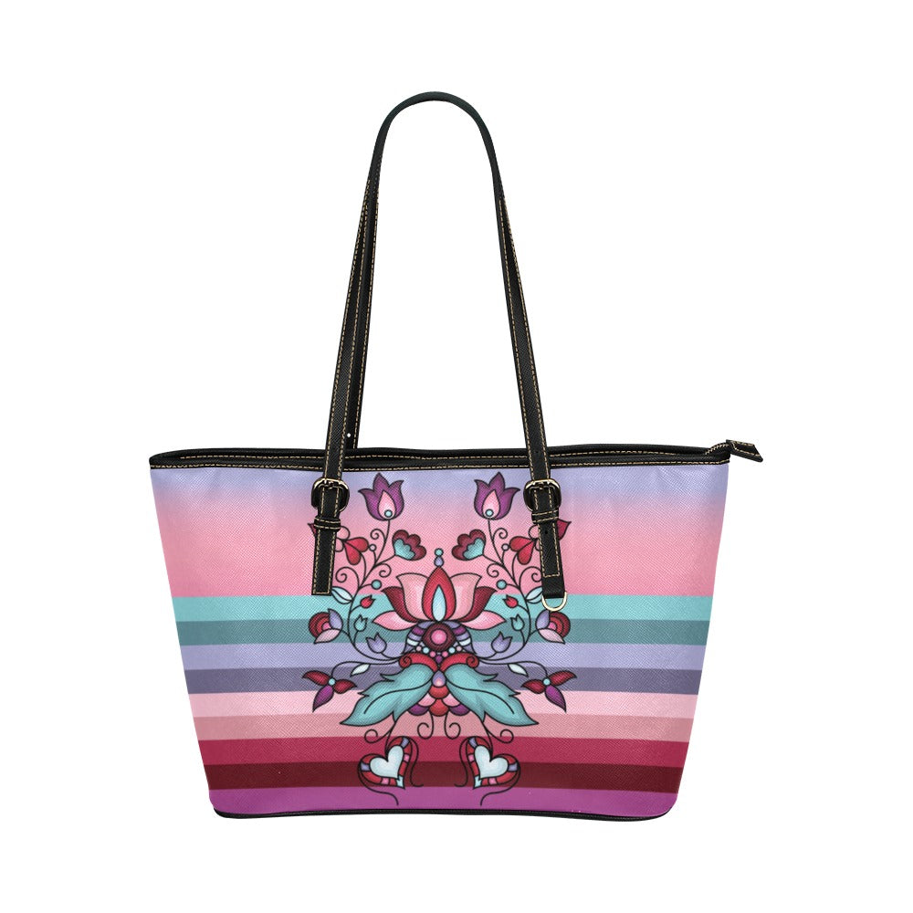 Snowlit Petal Dreams Tote Handbag
