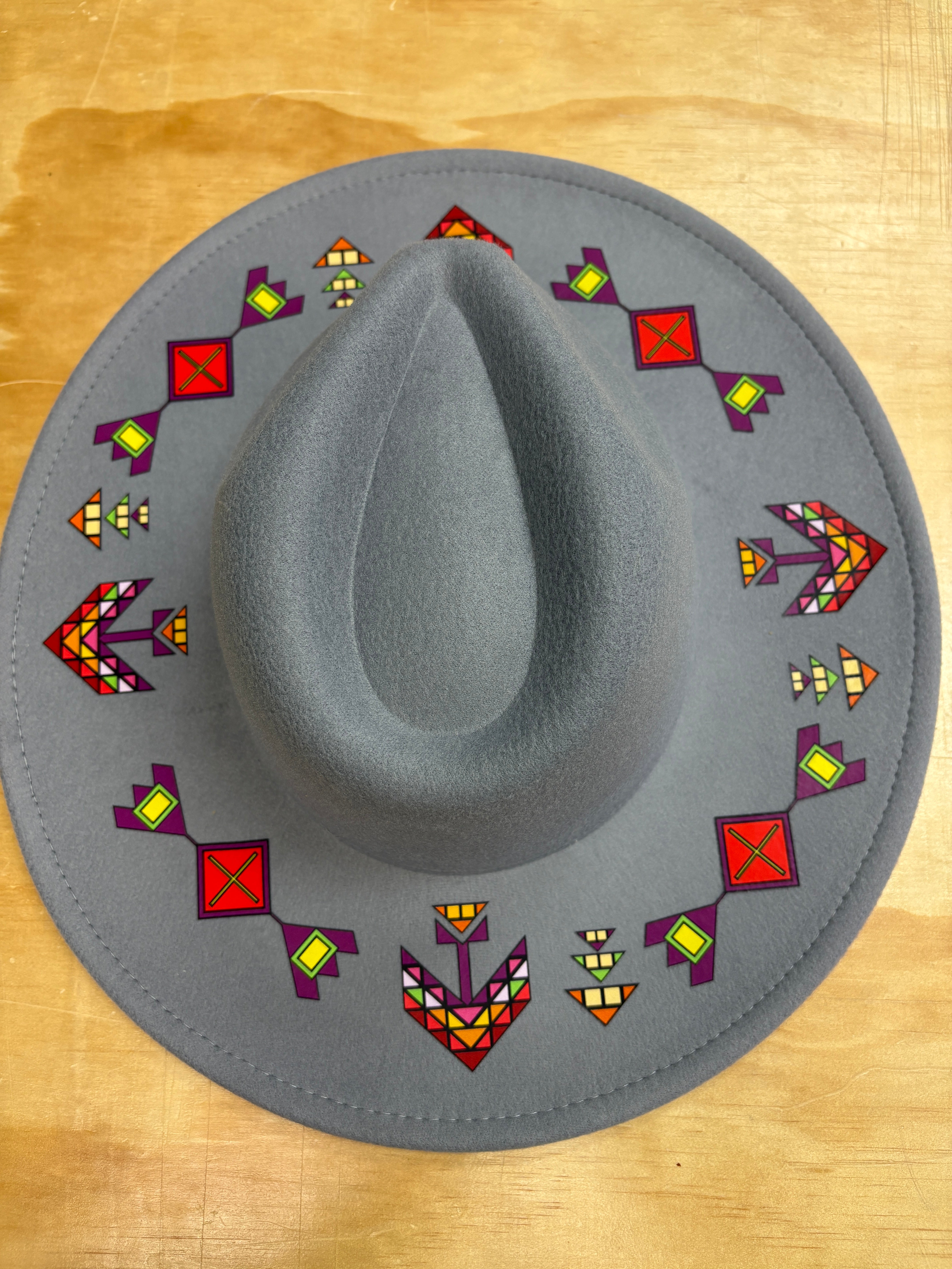 Sunfire Strikes Grey Fedora Hat