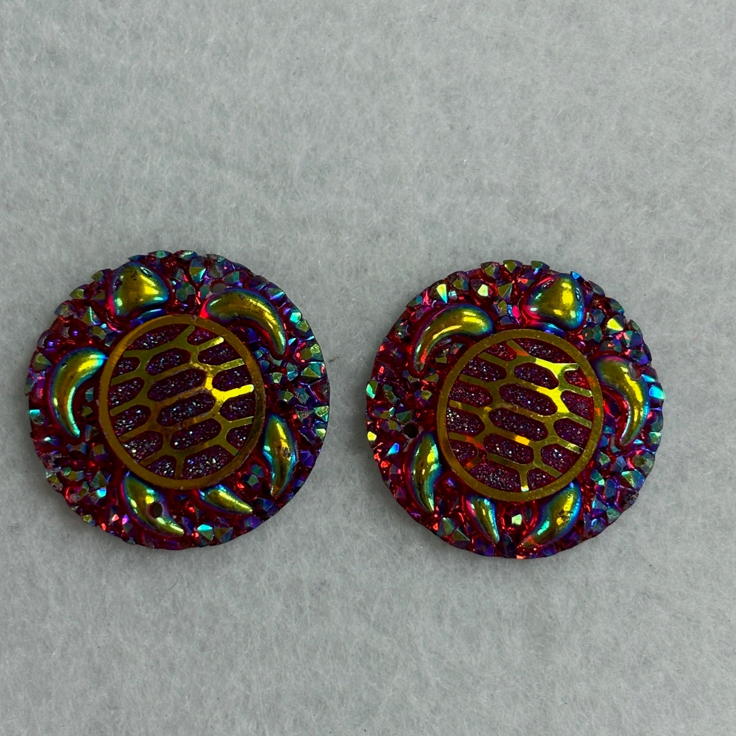 Turtle Cabochons Set of 2