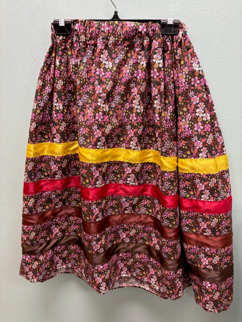 Fall Florals Ribbon Skirt