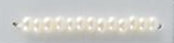 Shell Galvanized Seed Beads Size 11/0 - Tan Pearl
