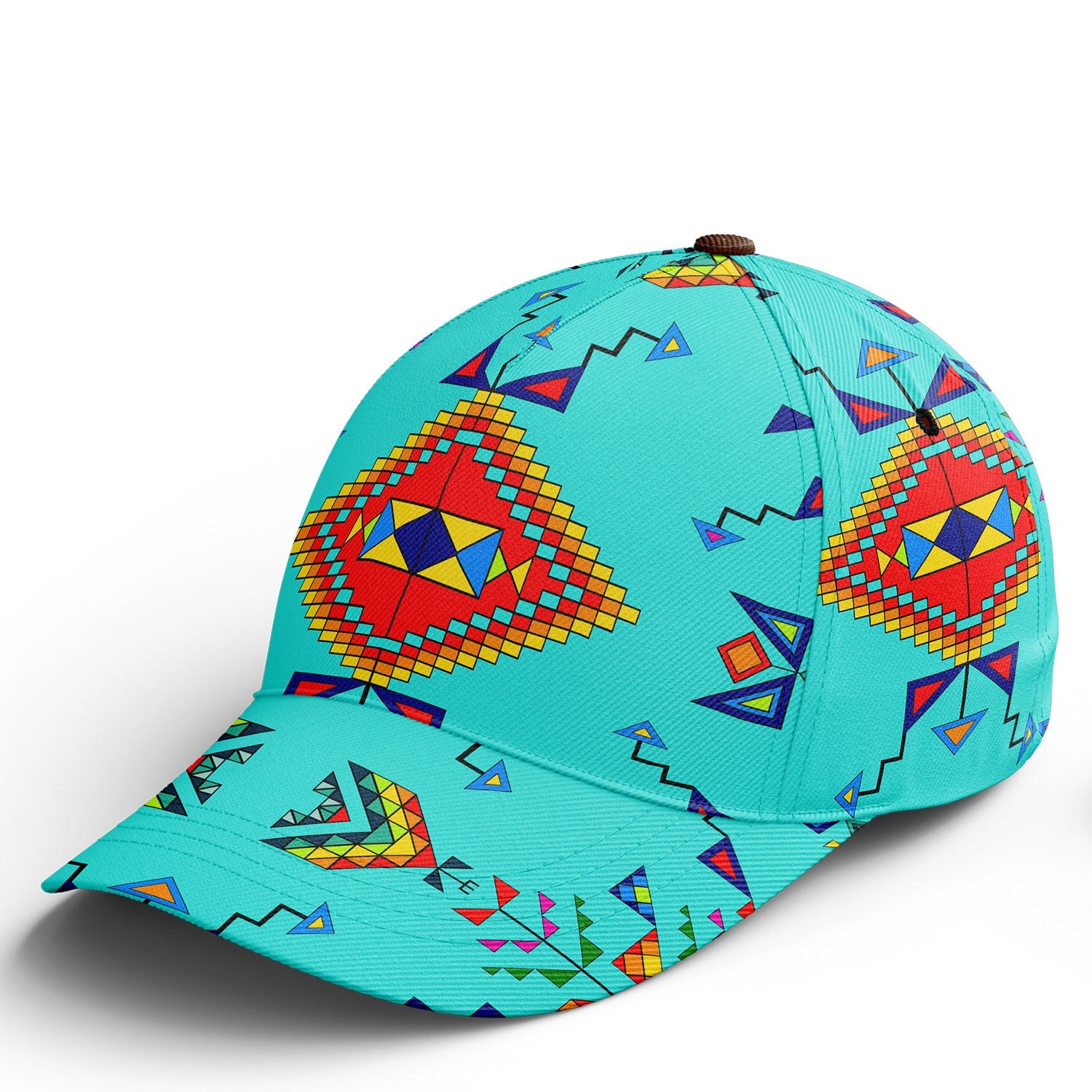 Buffalo Jump Turquoise Snapback Hat