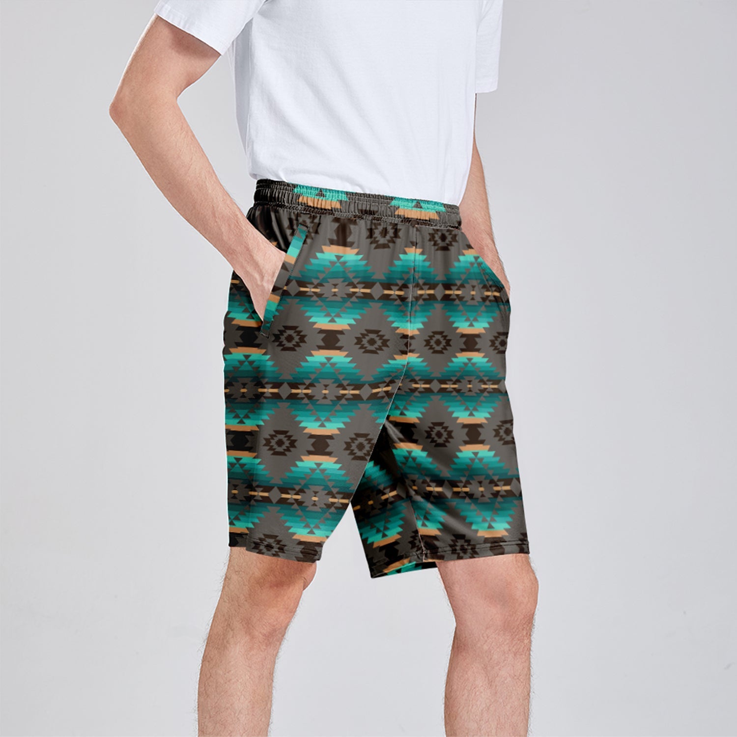 Cree Confederacy Athletic Shorts with Pockets