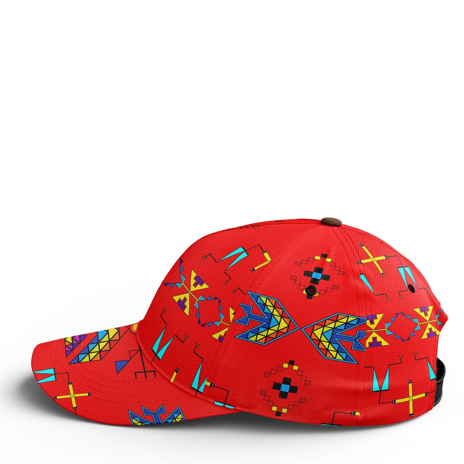 Rainy Chief Rainbow Red Snapback Hat