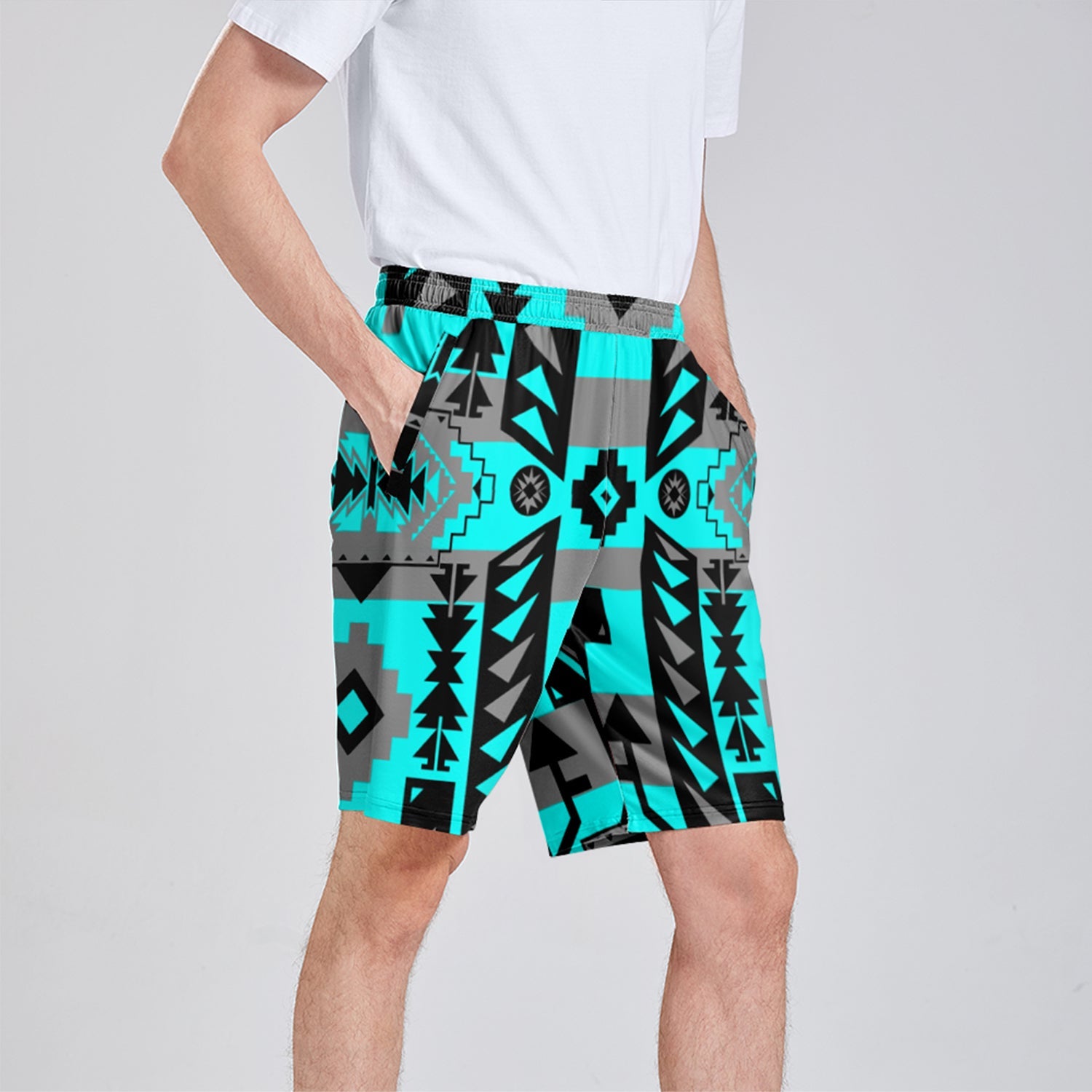 Chiefs Mountain Sky Athletic Shorts with Pockets