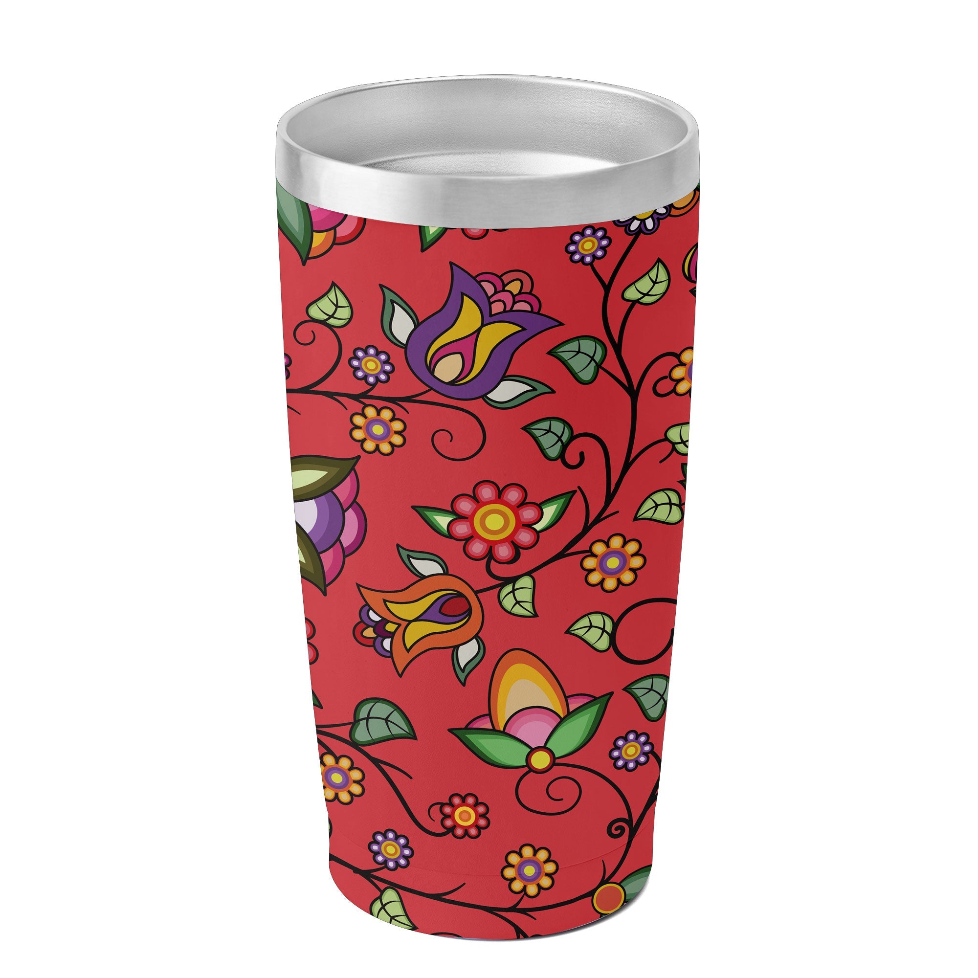 Heartbeat Petals Red 15OZ Tumbler