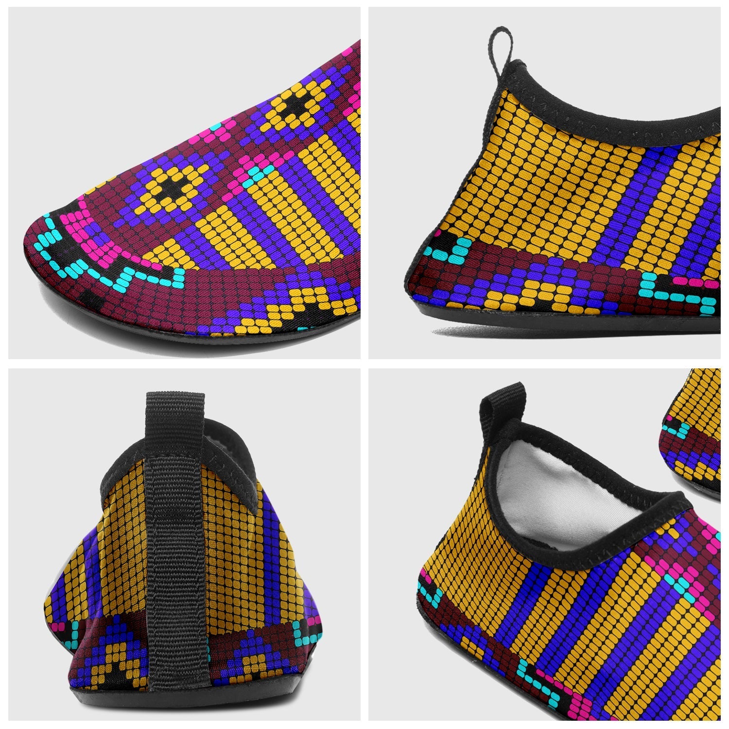 Kids Traditional Powwow 10 Sockamoccs Slip On Shoes