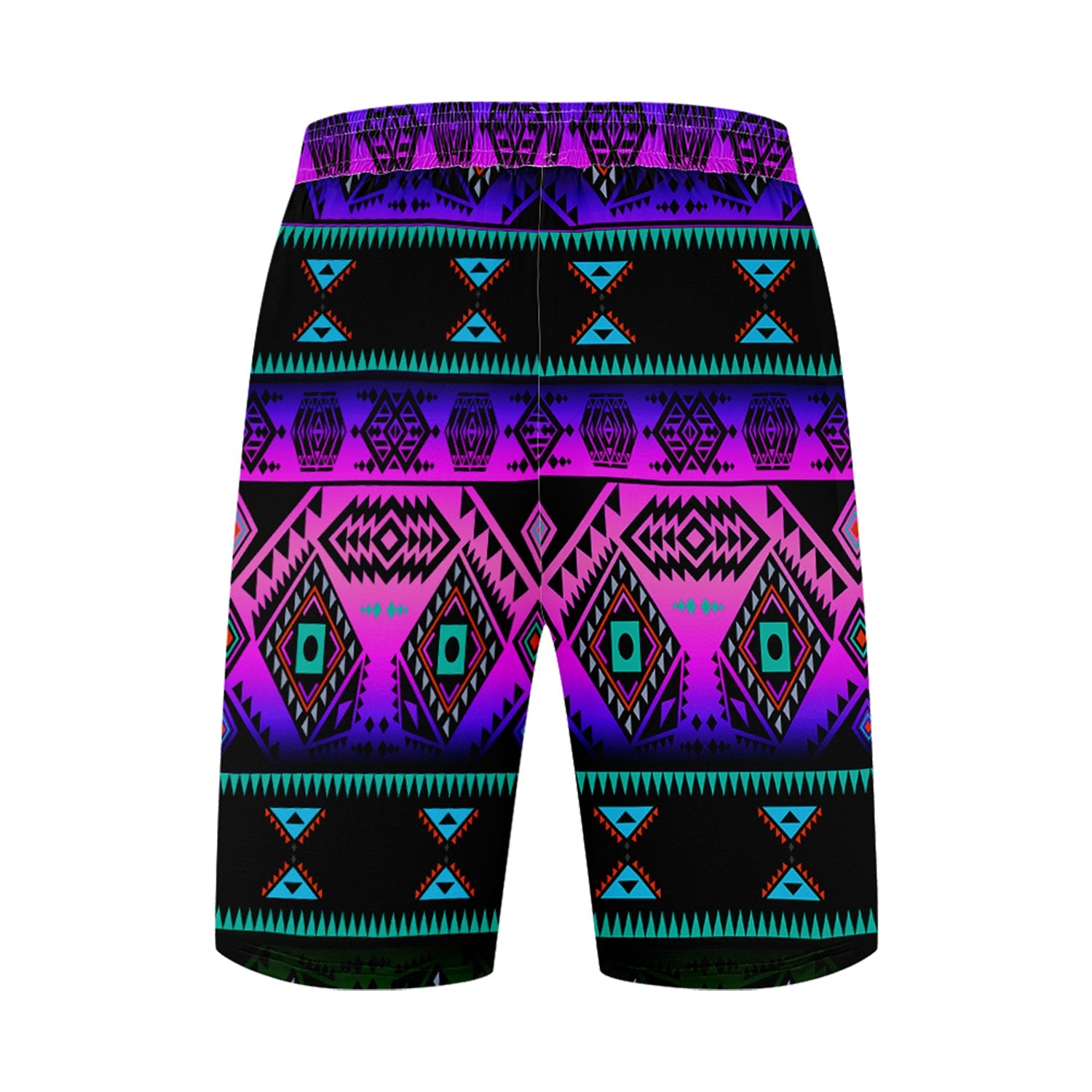 California Coast Sunrise Athletic Shorts with Pockets