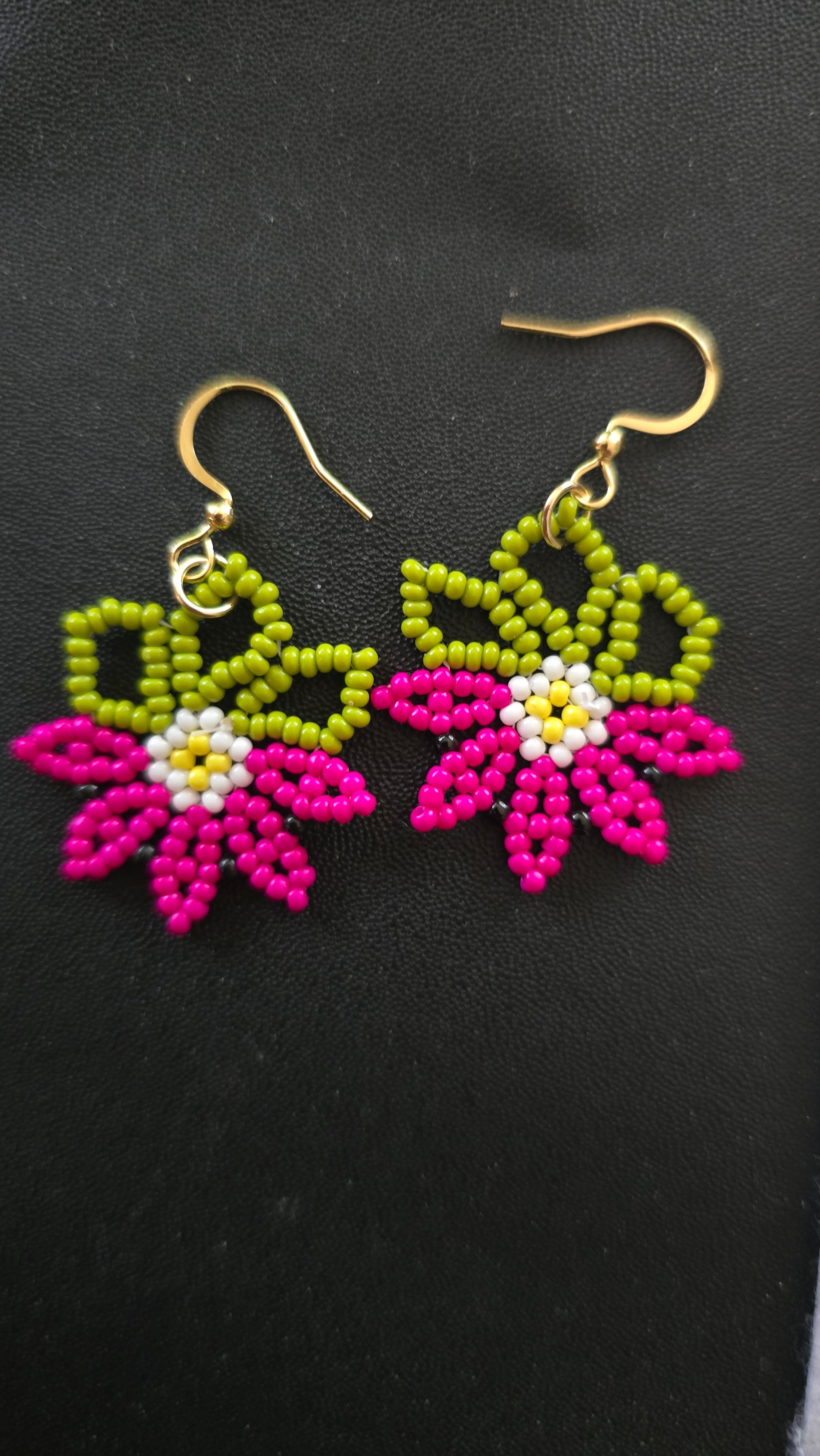 Madeline Desjarlais Small Single Flower Earrings