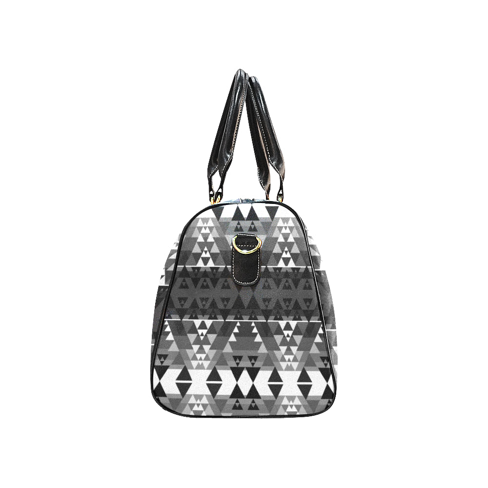 Writing on Stone Black and White New Waterproof Travel Bag/Large (Model 1639)