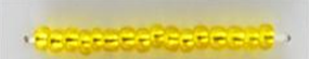 Silver Lined RR Seed Beads Size 11/0 - Lemon