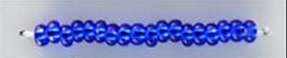 Silver Lined RR Seed Beads Size 11/0 - Sea