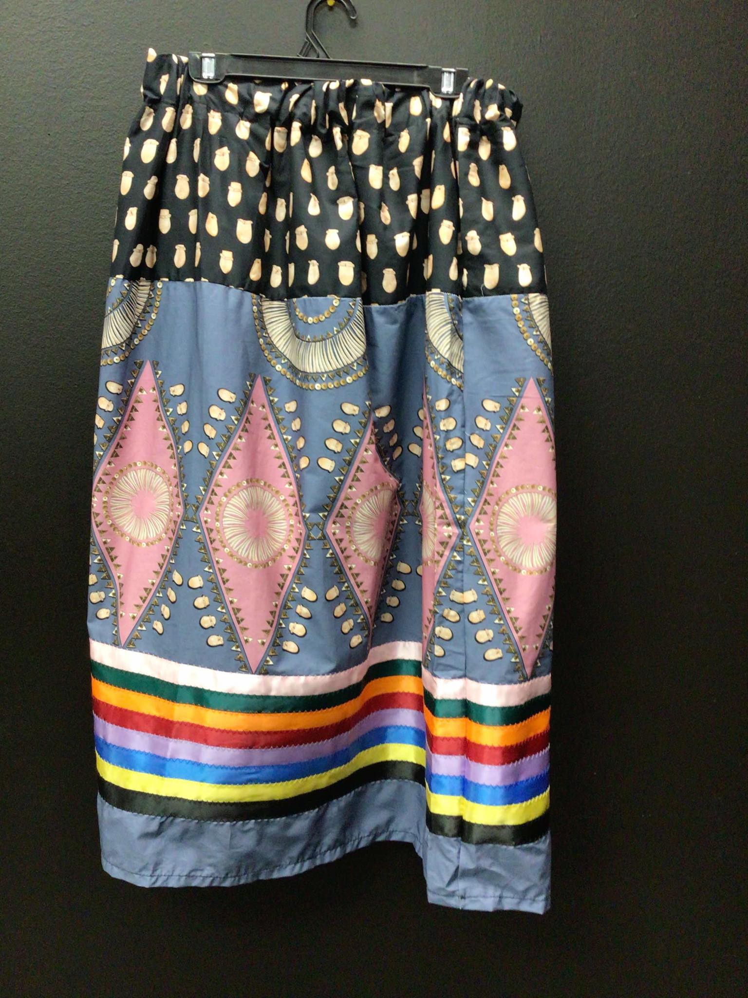 elk tooth honor Ribbon Skirt