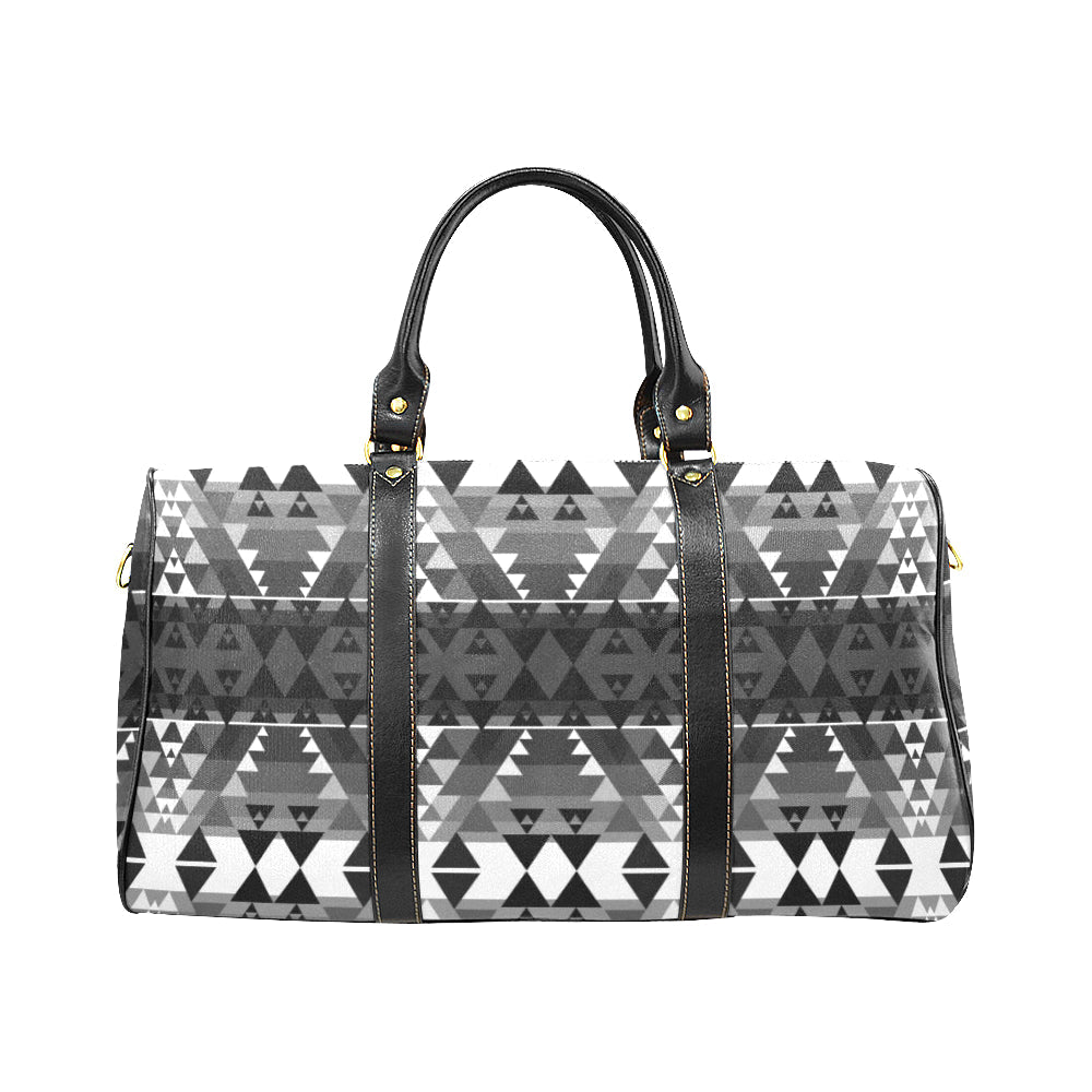 Writing on Stone Black and White New Waterproof Travel Bag/Large (Model 1639)