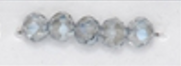 6mm Rondelle Glass Bead - Crystal Jewel