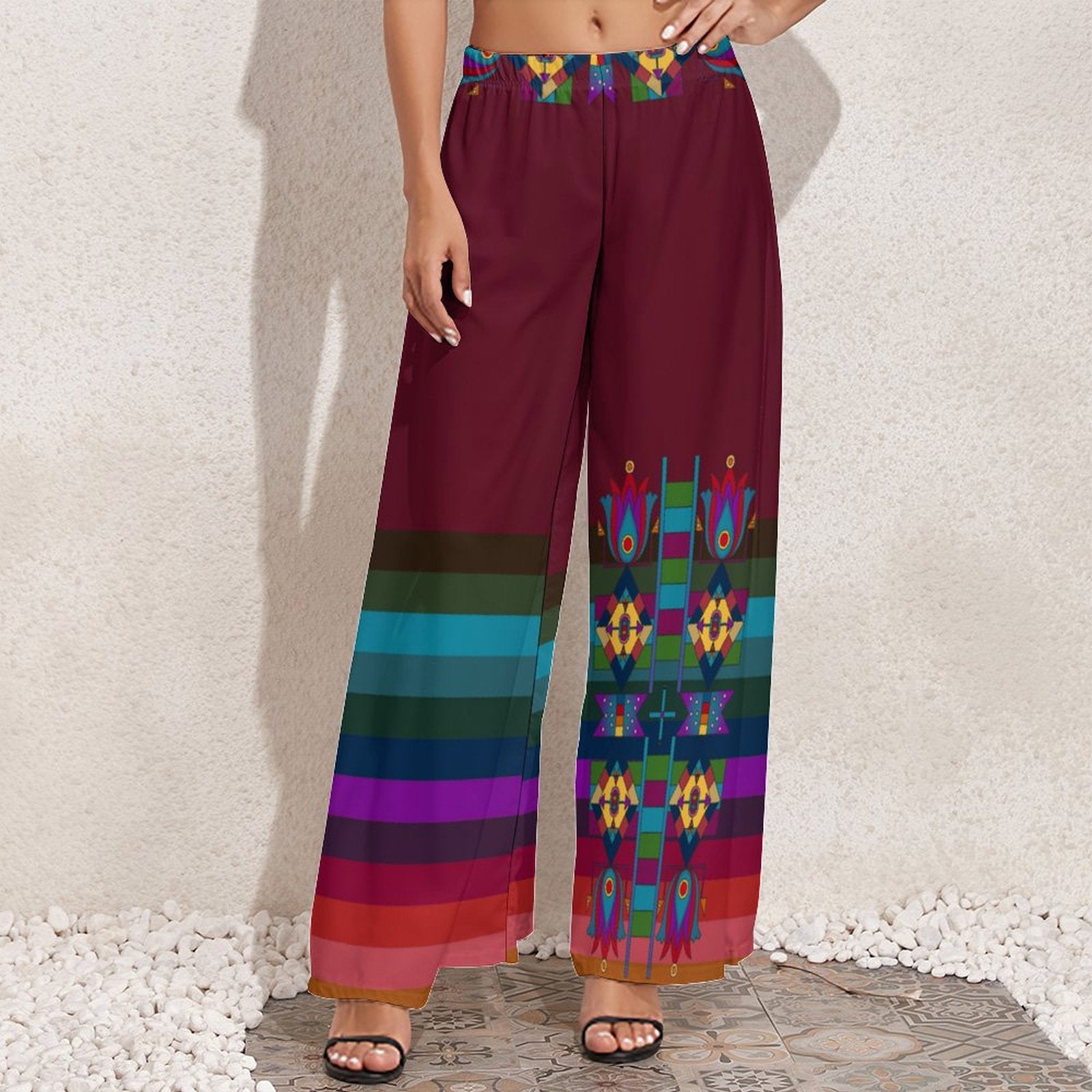 Floral Pathway Ribbon Pant