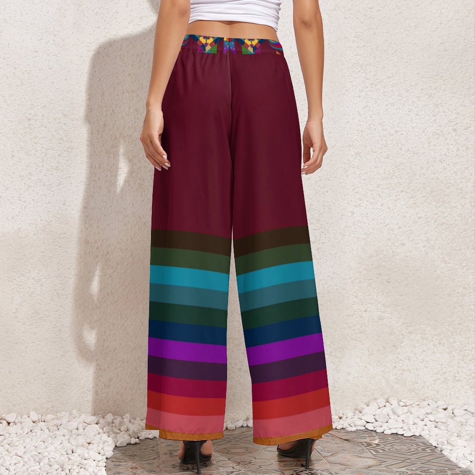 Floral Pathway Ribbon Pant