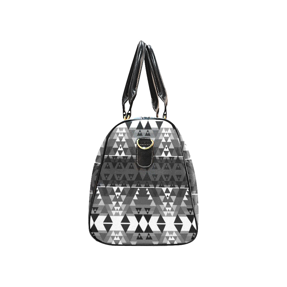 Writing on Stone Black and White New Waterproof Travel Bag/Large (Model 1639)