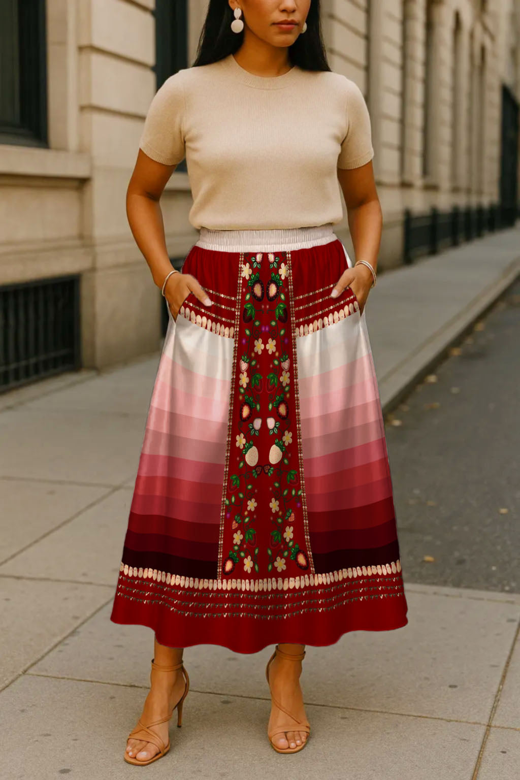 Berry Rites Red 2 Skirt