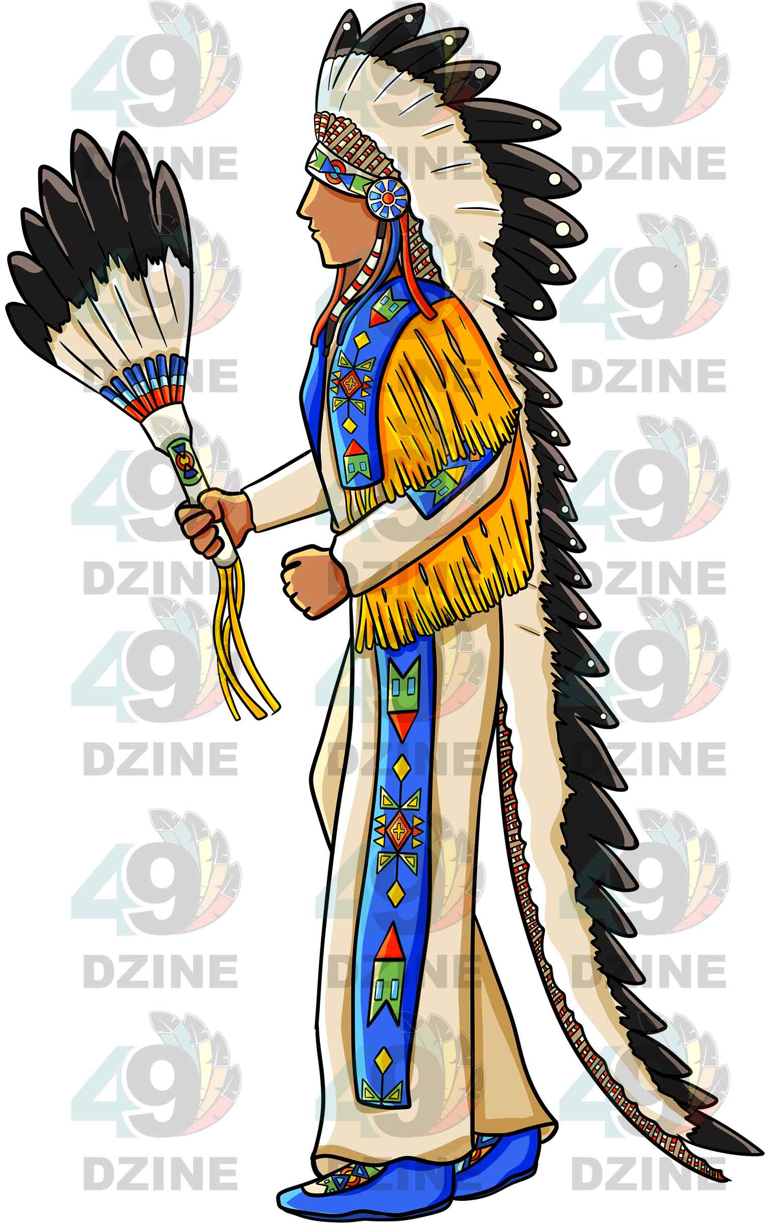 Chief 1 Colored Transfer (Various Sizes)