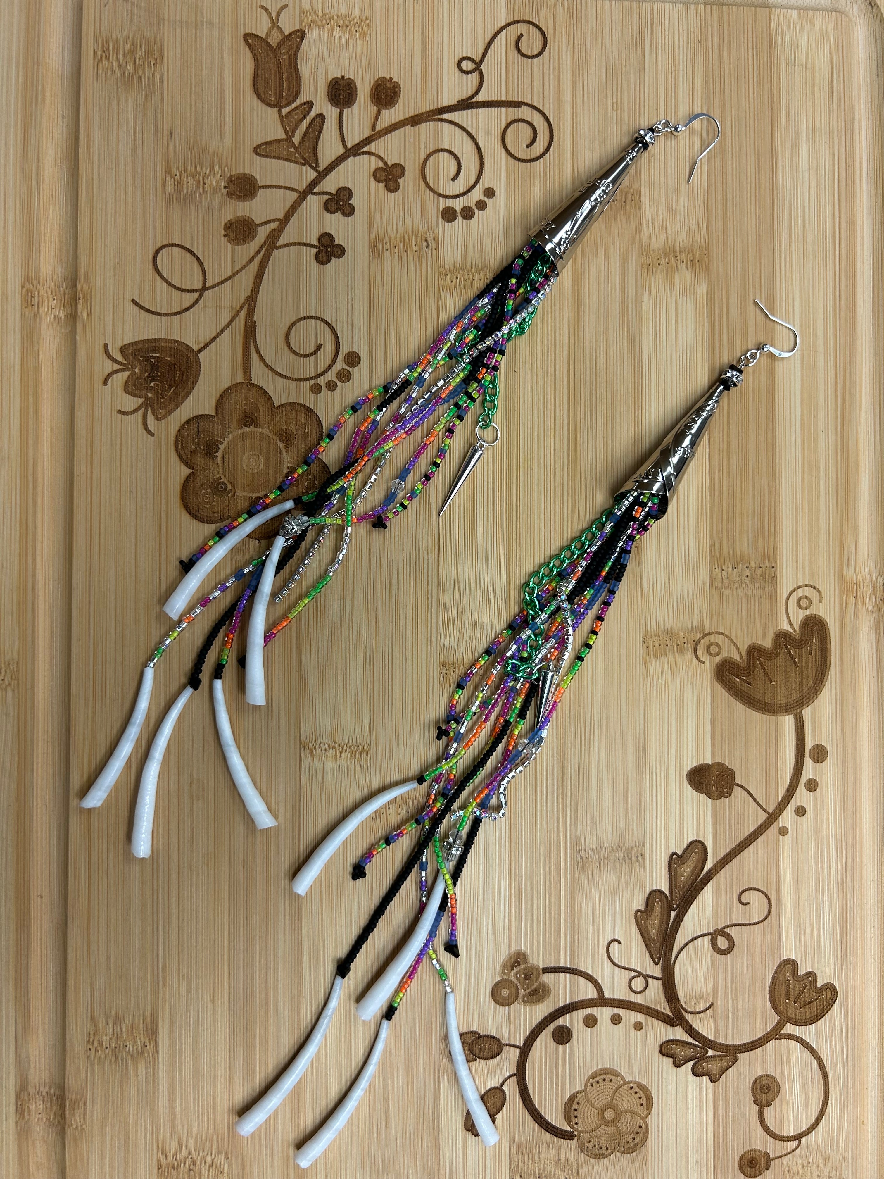 Mikey Runningbird Dentalium Fringe