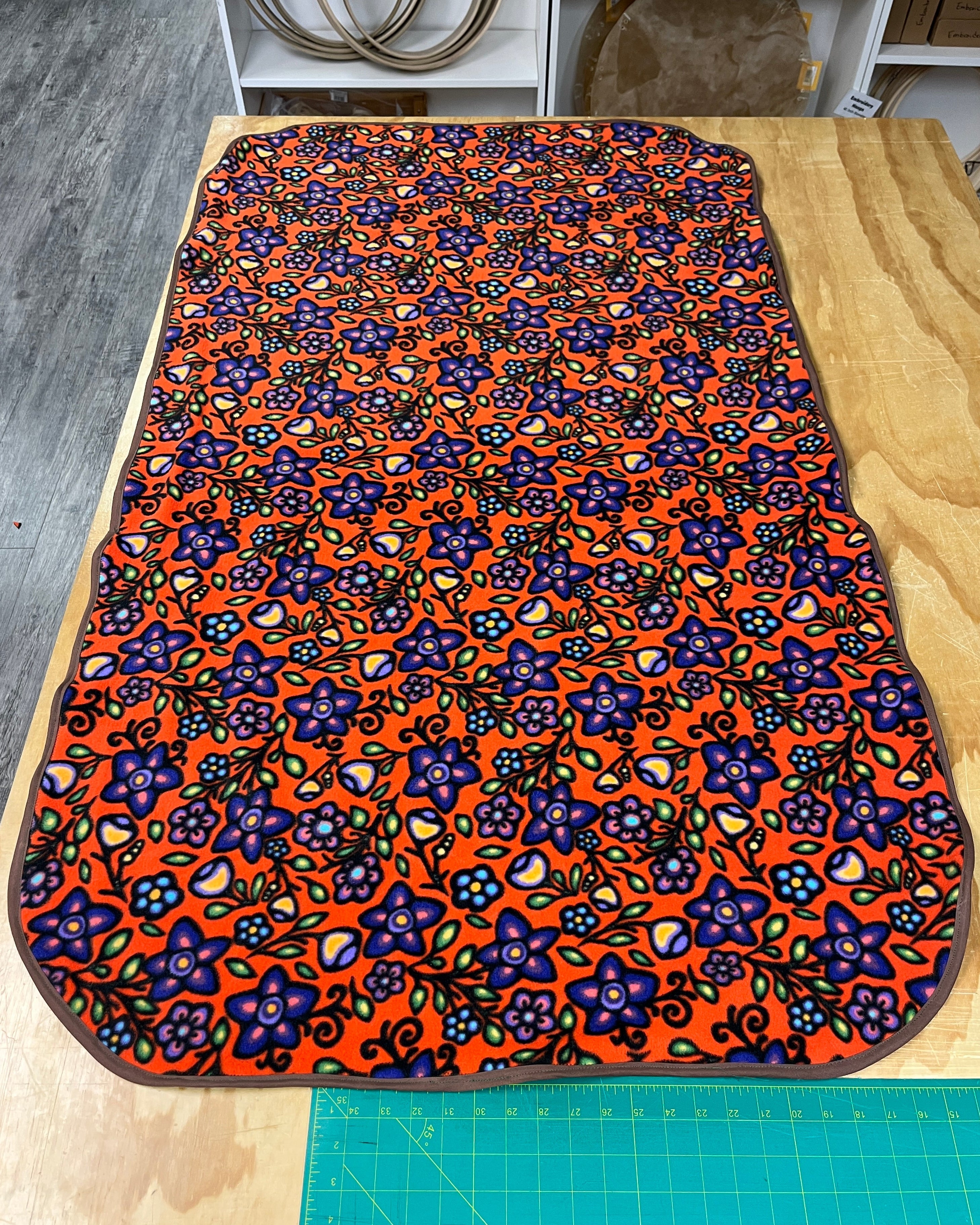 Handmade Double Sided Fleece Blanket - Baby (60" x 35")