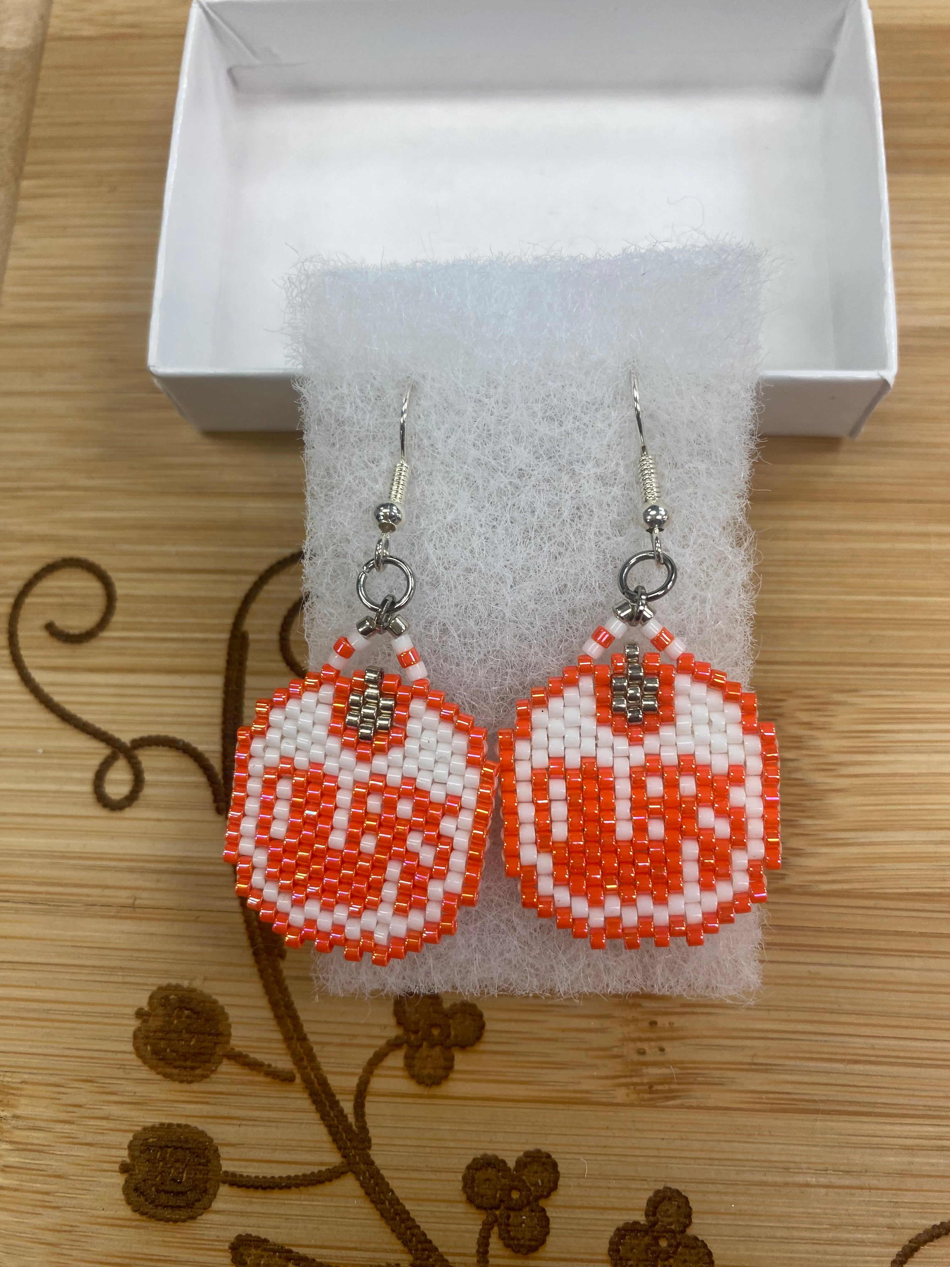 Kelly Vielle Beaded Sports Earrings