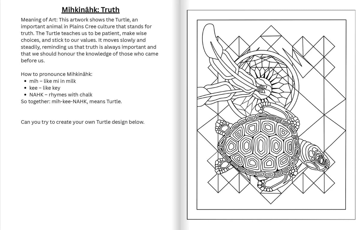 Greg Tootoosis Colouring Book