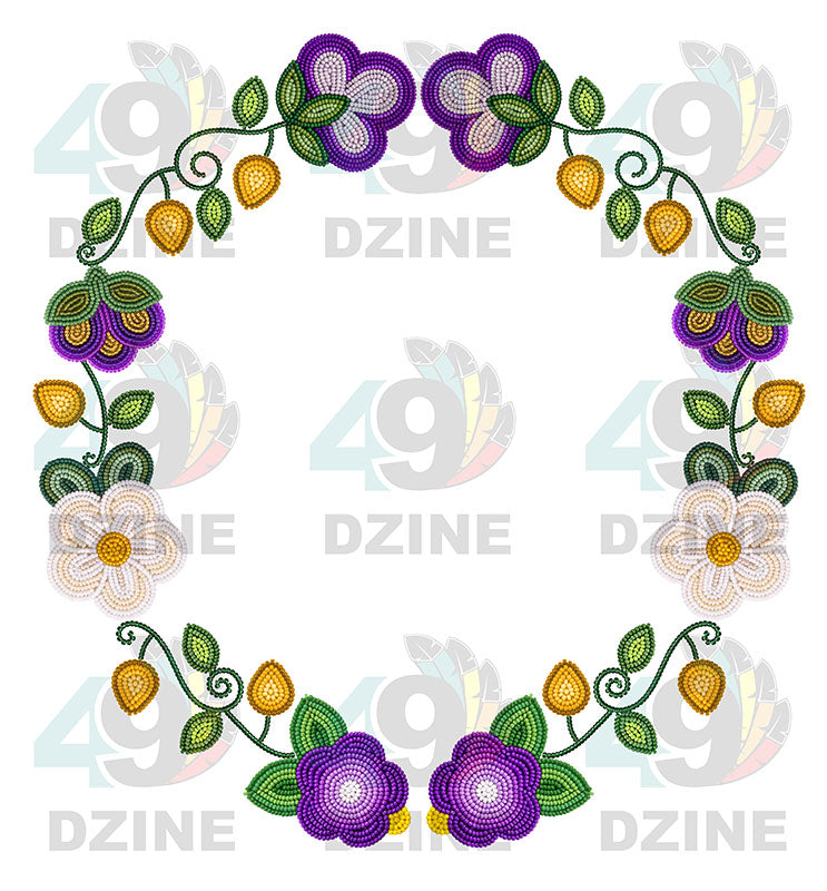 Midnight Moss Bloom Hat Transfer