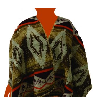 Diamond Design Poncho