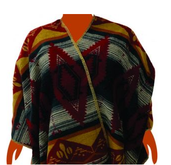 Diamond Design Poncho