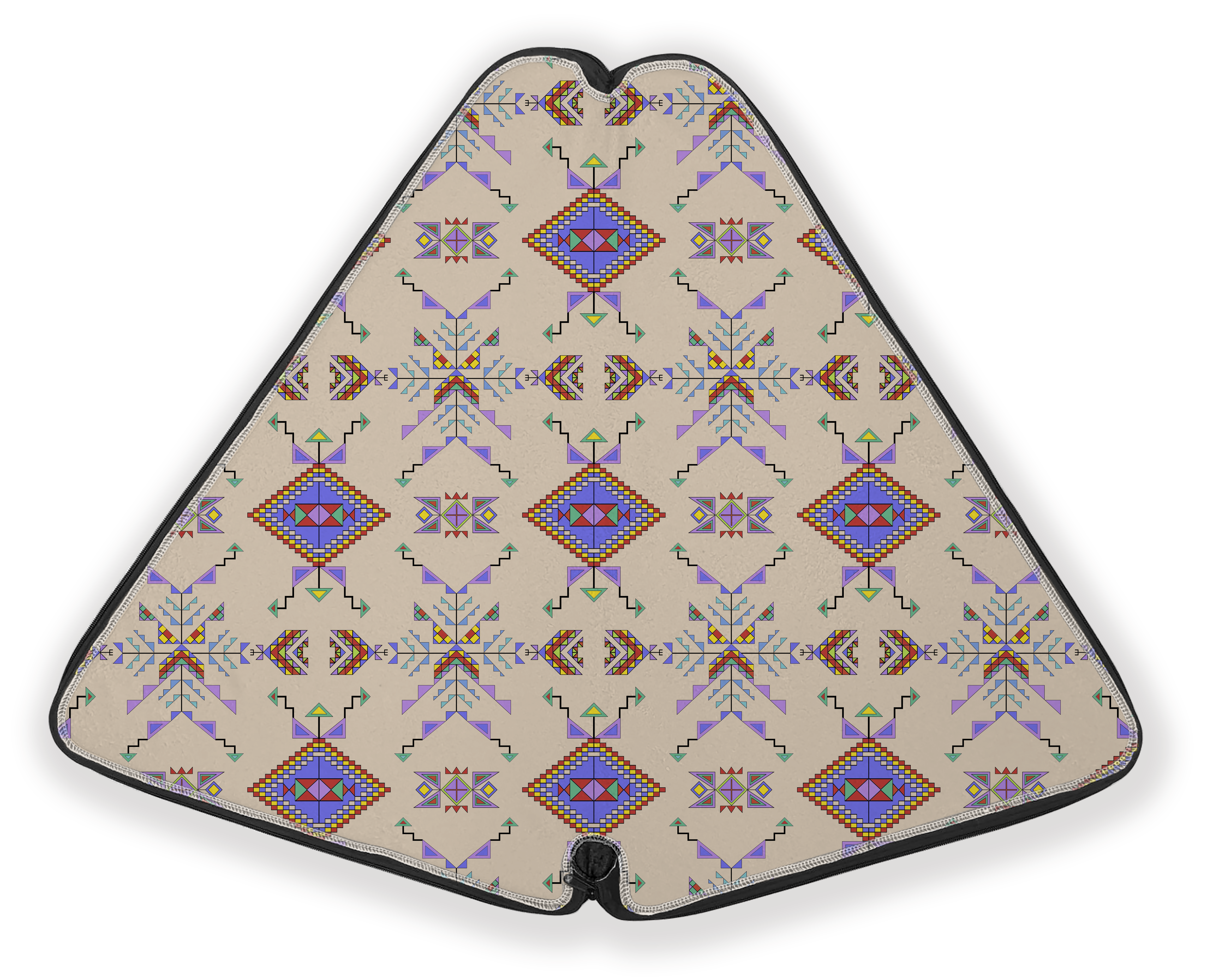 27 Inch Fan Case - Buffalo Jump Hide