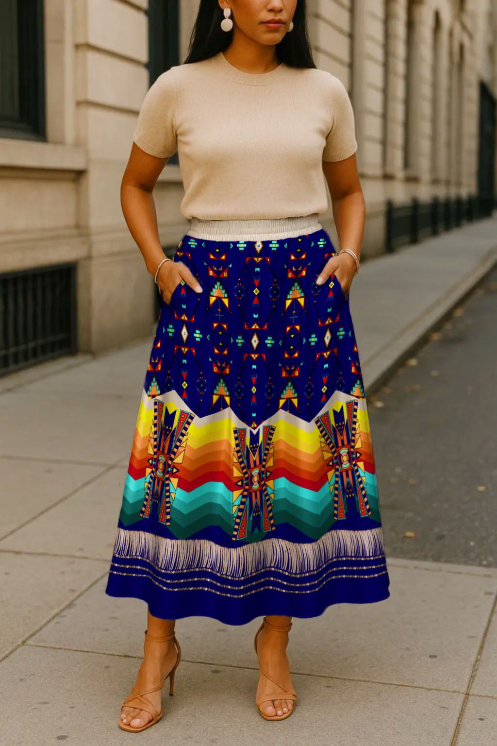 Sentinel of the Plains Navy 1 Skirt