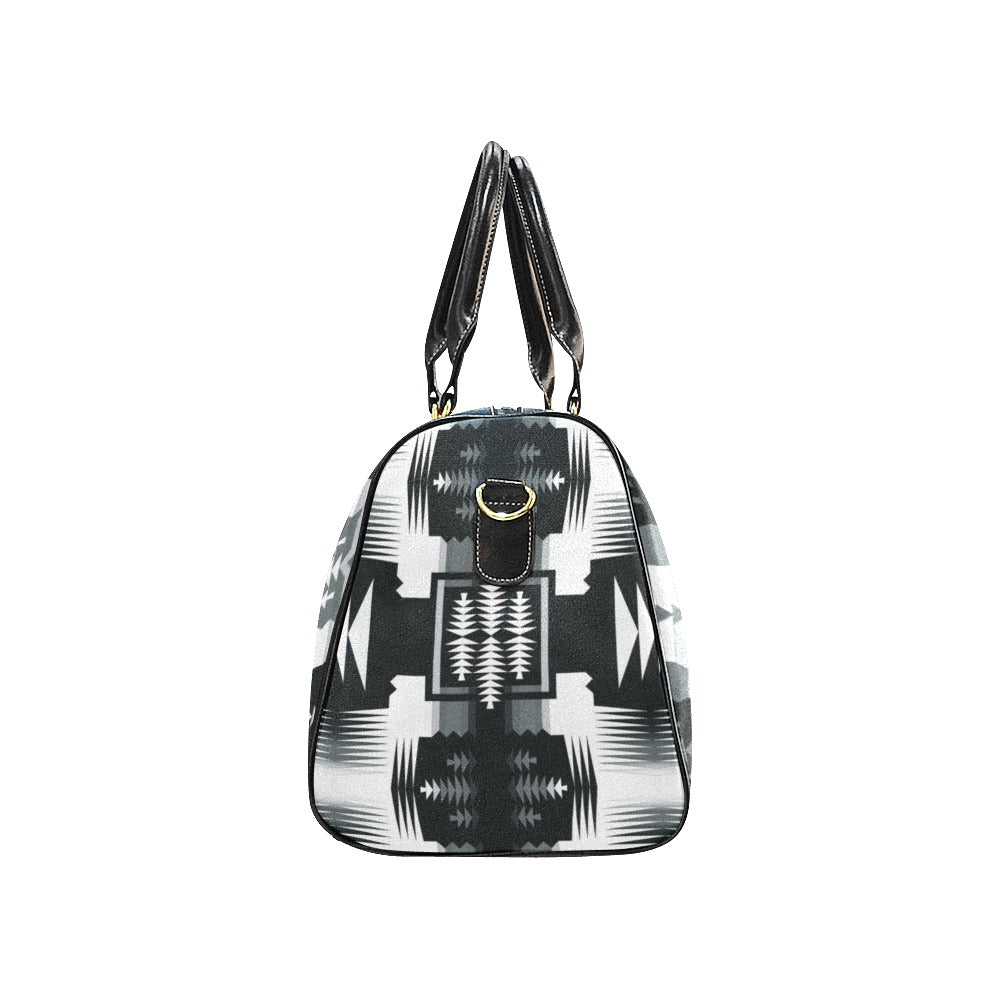 Black and White Sage 2 New Waterproof Travel Bag/Large (Model 1639)