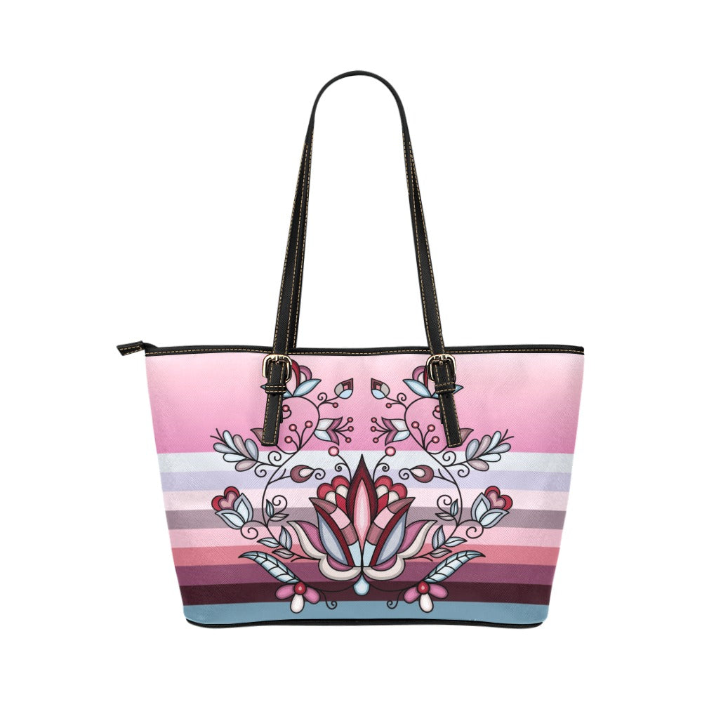 Winter Roseblush Tote Handbag