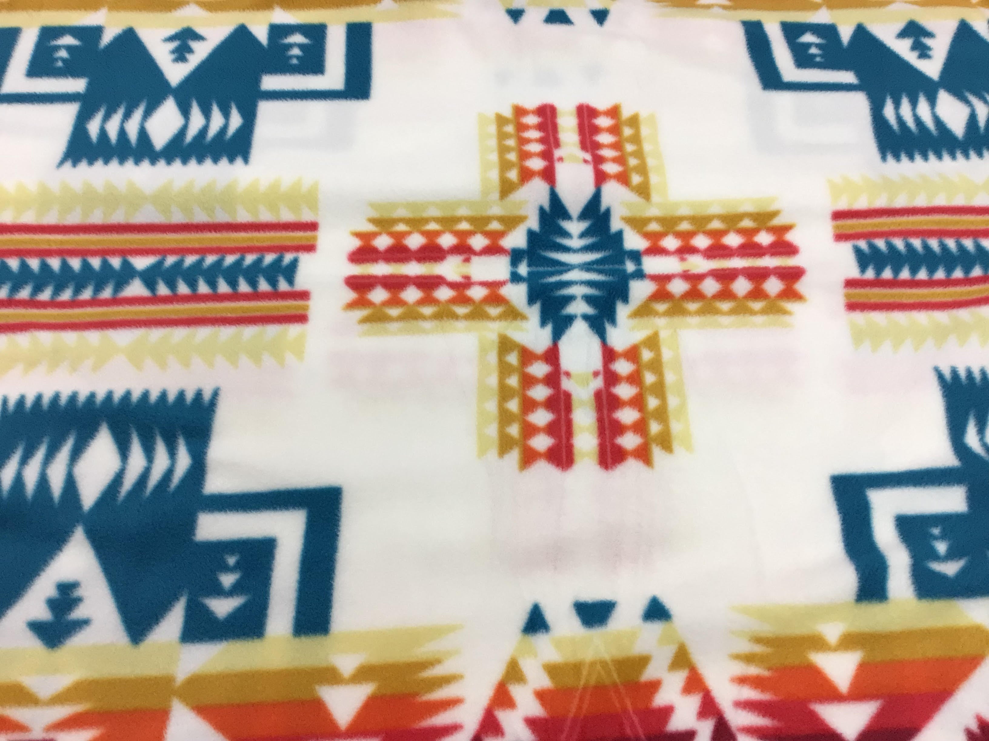 Geometric Fleece Blanket