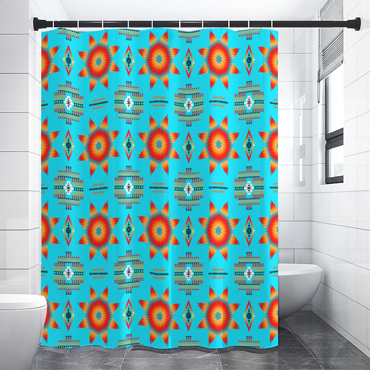 Rising Star Harvest Moon Shower Curtain (59 inch x 71 inch)