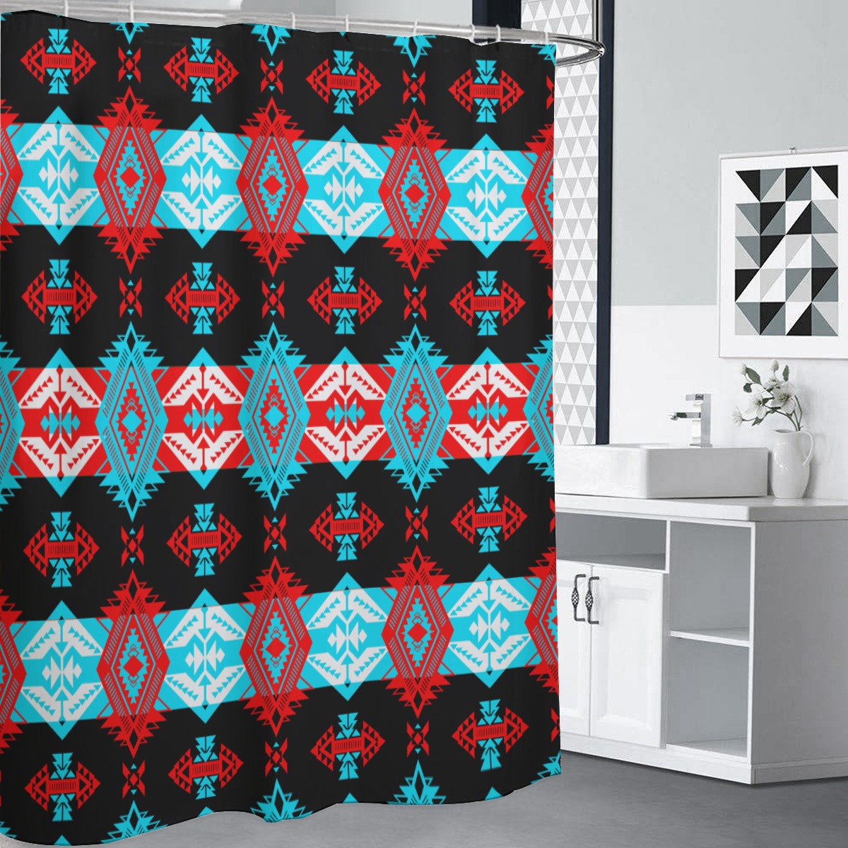 Sovereign Nation Trade Shower Curtain (59 inch x 71 inch)